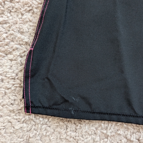 Scrubstar Black V Neck Short Sleeve V-Neck Scrub Top Size Medium - Picture 10 of 15